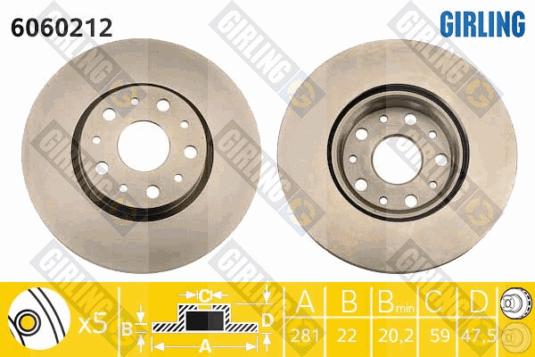 Brake Disc (6060212)