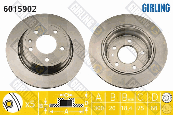 Brake Disc (6015902)
