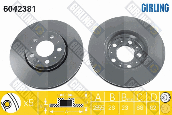 Brake Disc (6042381)