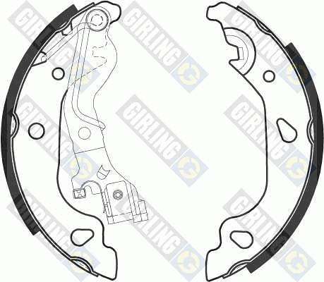 Brake Shoe Set (5186876)