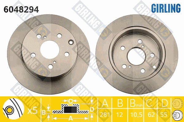 Brake Disc (6048294)