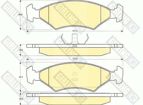 Brake Kit, disc brake (6410732)