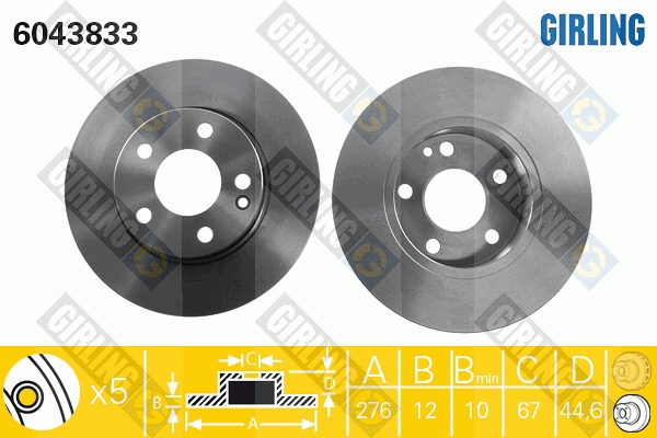 Brake Disc (6043833)