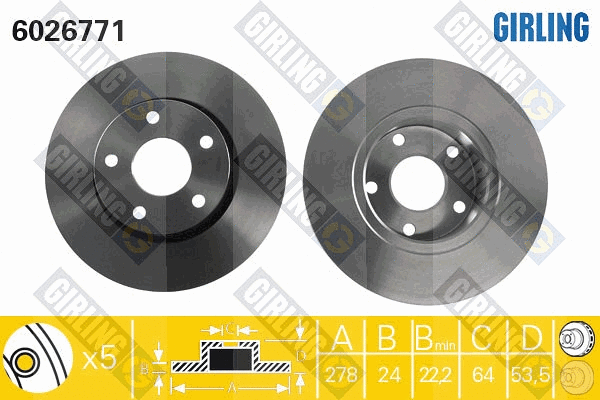 Brake Disc (6026771)