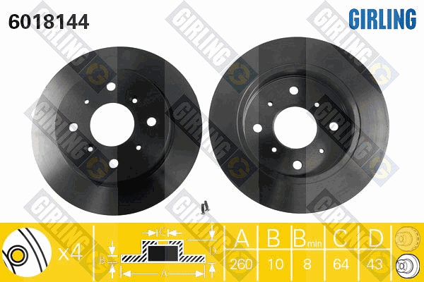 Brake Disc (6018144)