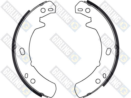 Brake Shoe Set, parking brake