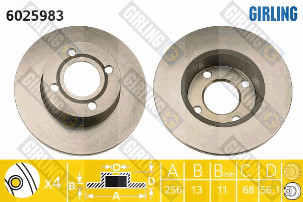 Brake Disc (6025983)