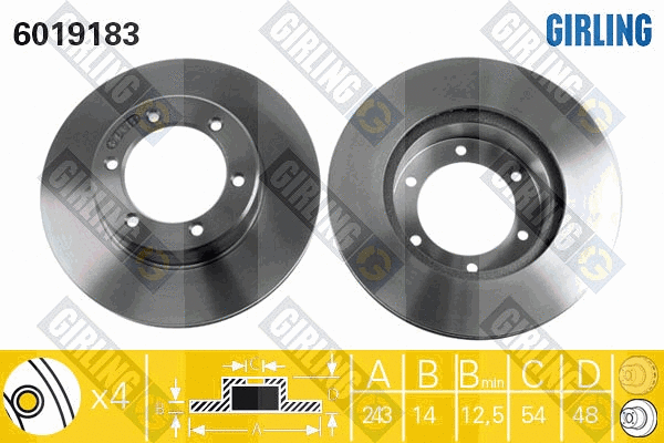Brake Disc (6019183)