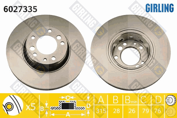 Brake Disc (6027335)