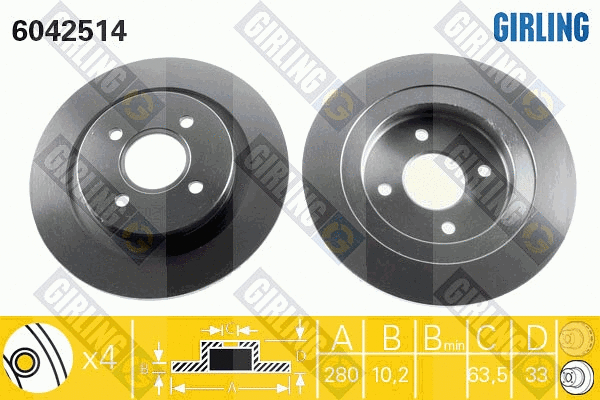 Brake Disc (6042514)
