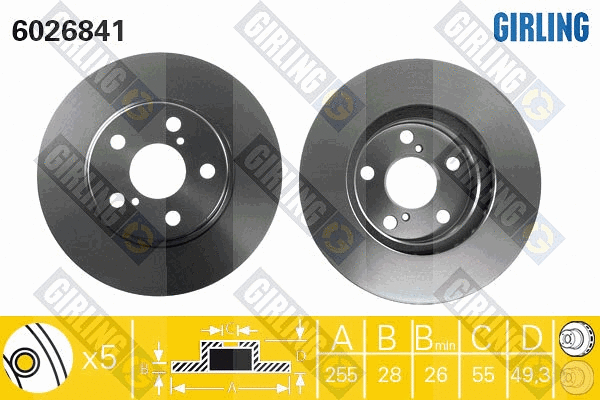 Brake Disc (6026841)