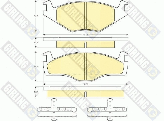 Brake Kit, disc brake (6410515)