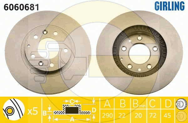 Brake Disc (6060681)