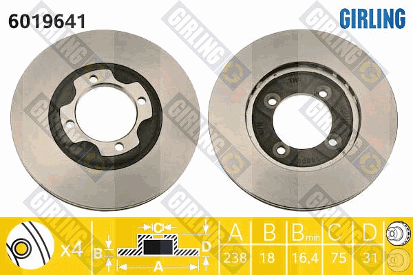 Brake Disc (6019641)