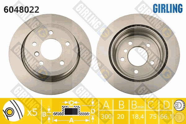 Brake Disc (6048022)