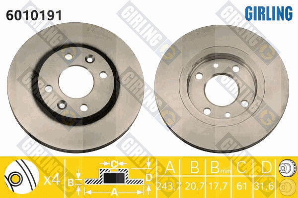 Brake Disc (6010191)