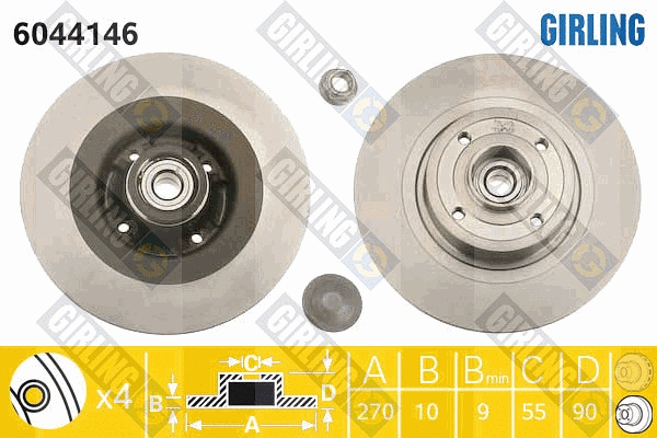 Brake Disc (6044146)