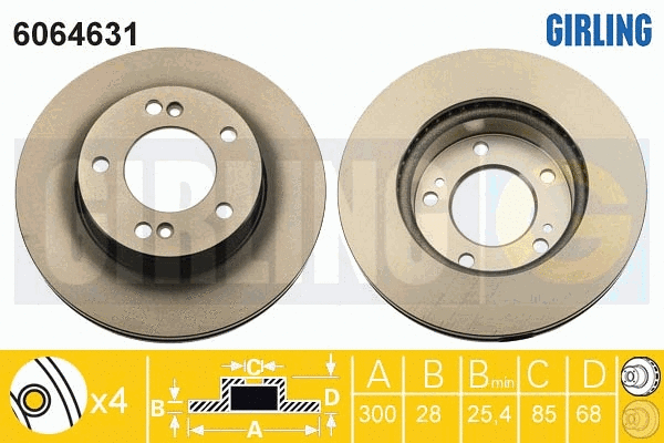 Brake Disc (6064631)