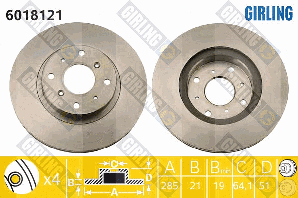 Brake Disc (6018121)