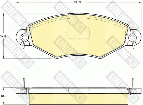 Brake Kit, disc brake (6411094)