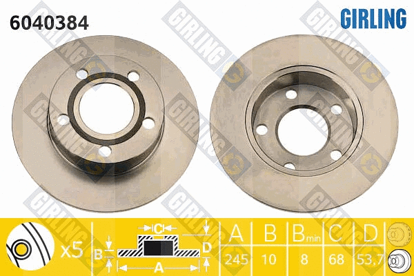 Brake Disc (6040384)