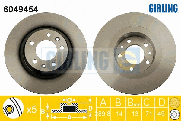 Brake Disc (6049454)