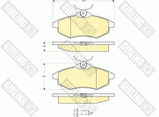 Brake Kit, disc brake (6411591)
