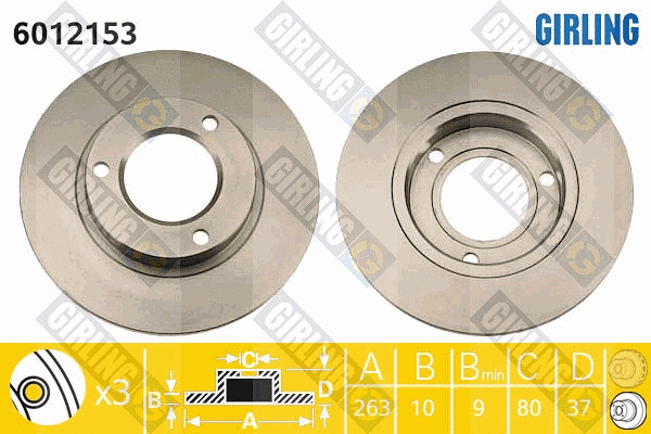 Brake Disc (6012153)