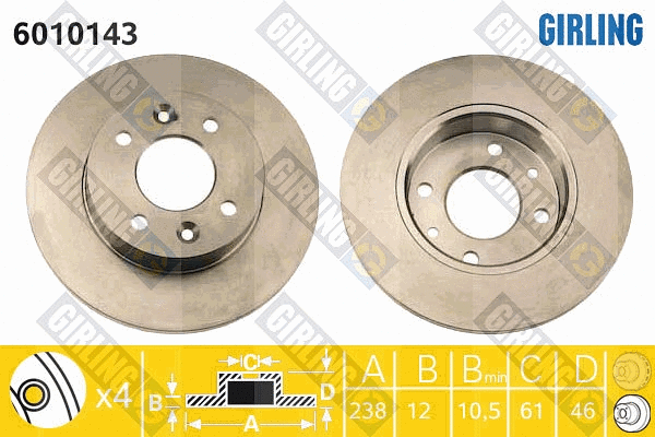 Brake Disc (6010143)
