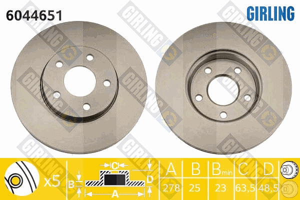 Brake Disc (6044651)