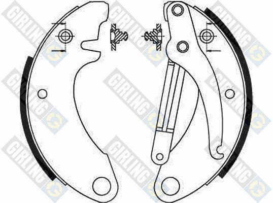 Brake Shoe Set (5180529)