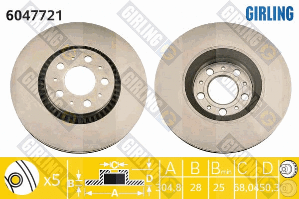 Brake Disc (6047721)