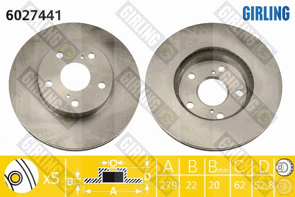 Brake Disc (6027441)