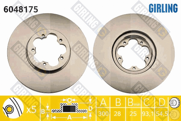Brake Disc (6048175)