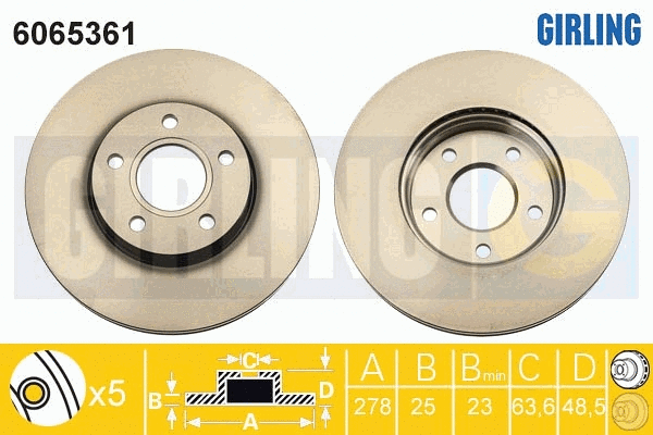 Brake Disc (6065361)