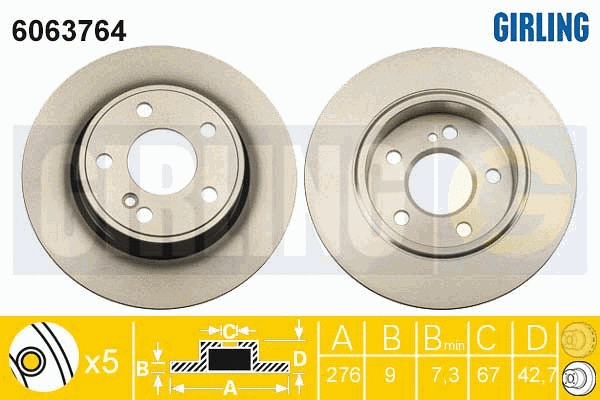 Brake Disc (6063764)