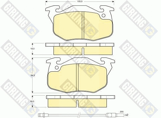 Brake Kit, disc brake (6410013)