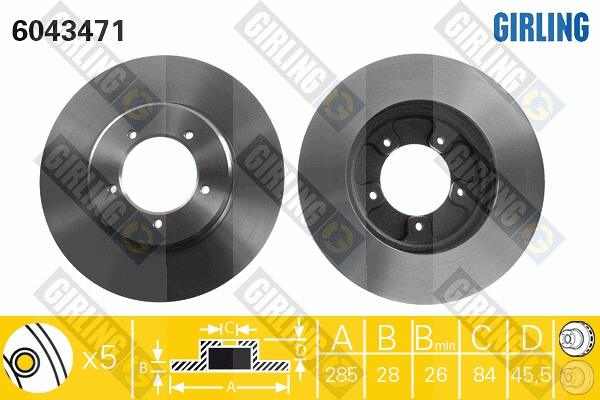 Brake Disc (6043471)