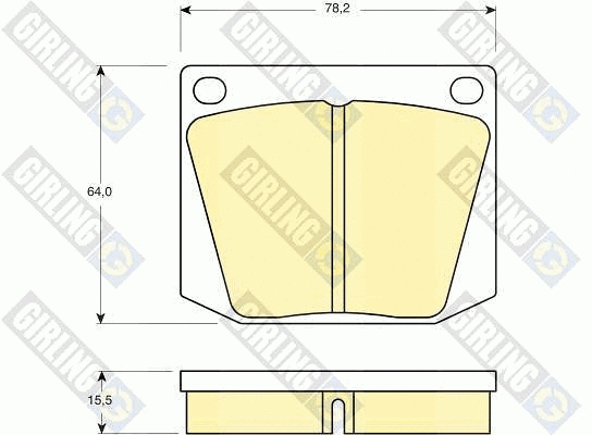 Brake Pad Set, disc brake (6105411)