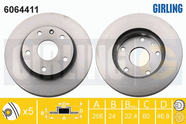 Brake Disc (6064411)