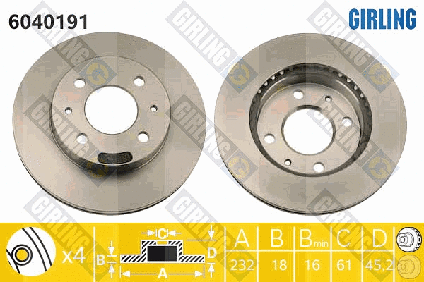Brake Disc (6040191)