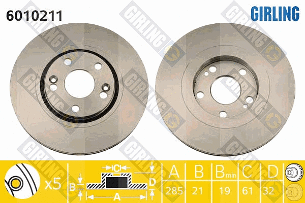 Brake Disc (6010211)