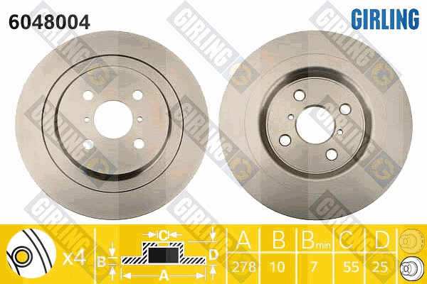 Brake Disc (6048004)
