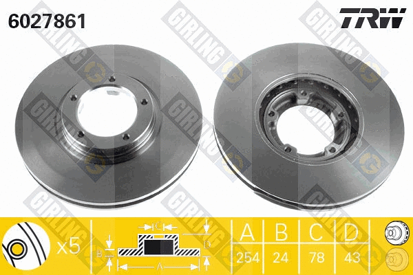 Brake Disc (6027861)