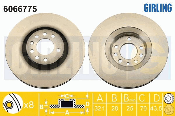 Brake Disc (6066775)