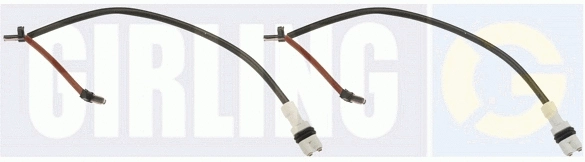 Warning Contact, brake pad wear (6330802)