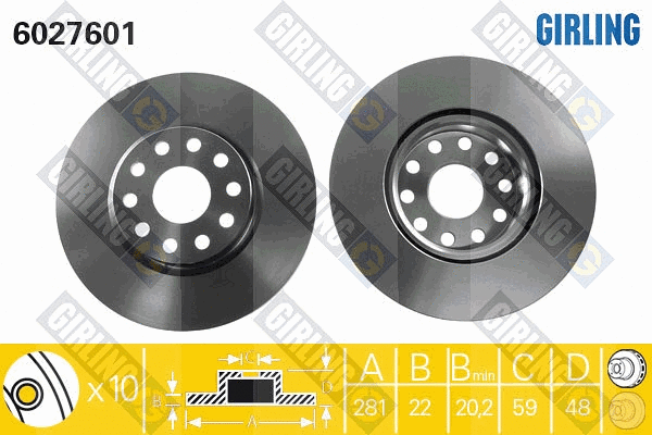 Brake Disc (6027601)