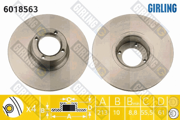 Brake Disc (6018563)