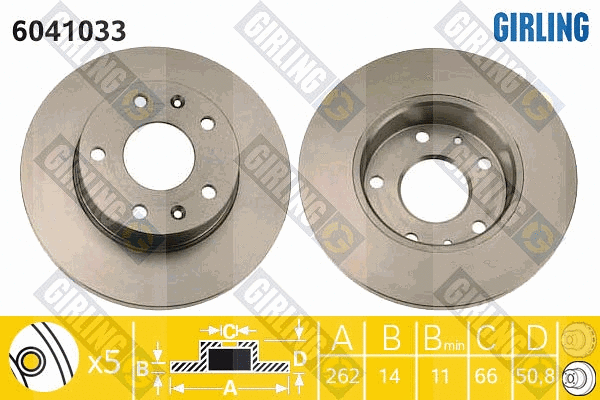 Brake Disc (6041033)