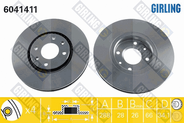 Brake Disc (6041411)